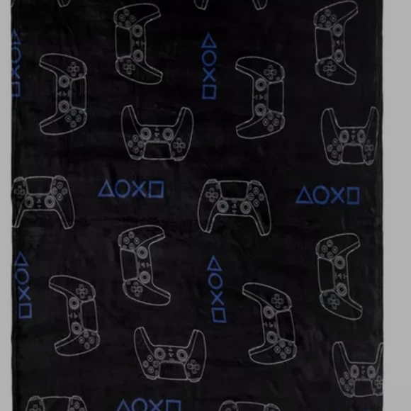 NEW PlayStation black Throw Blanket - Picture 3 of 3